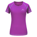 Camiseta esportiva feminina de secagem rápida, manga curta, corrida, respirável, slim, camisetas para ioga, academia, treino