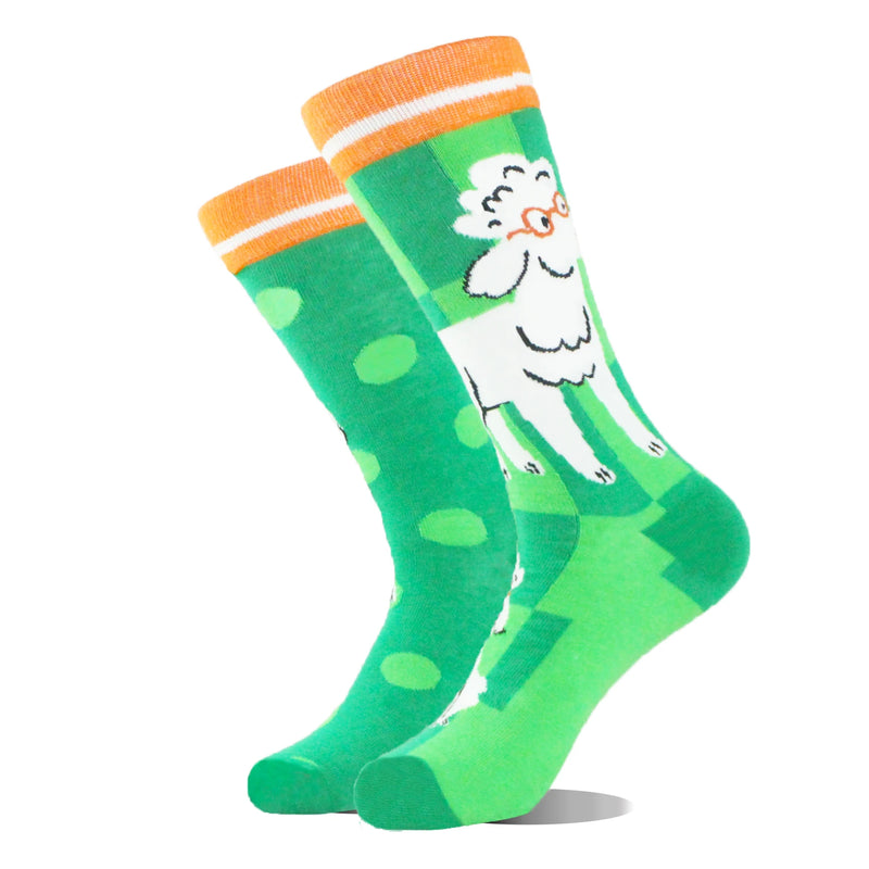 Meias de algodão engraçadas e felizes para homens, meias unissex com estampa de dinossauro e design louco, para skate e homens